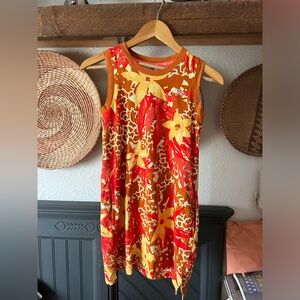 Nike Sportswear Big Kids Floral animal Dress Embroidered Logo Size medium